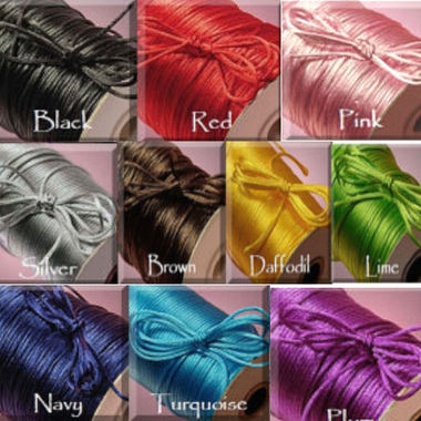 Gifts 4 All - 10 Yrds Satin Cord 2mm your Choice of Color
