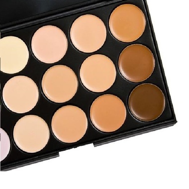 Gifts 4 All, New Professional Concealer Palette Face Cream. Salon style Party Makeup kit 15 Colors.