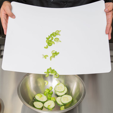 Gifts 4 All, Flexible cutting board is great for catering, restaurants, and off-site events. This mat set is easy to clean, dishwasher safe, disposable, lightweight, and flexible.