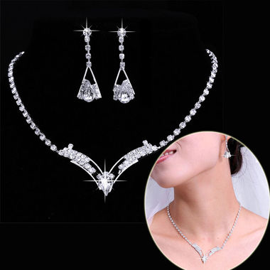 Gifts 4 All Wedding Necklace and Earring Set