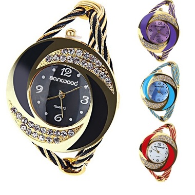 Gifts 4 All - Women Watch Bracelet Big Dial