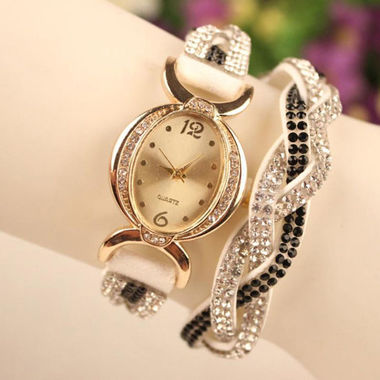 Gifts 4 All - Crystal Wrap Watch Your Choice of Color