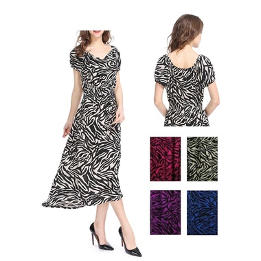 Gifts 4 All - Plus size Zebra Print Dress