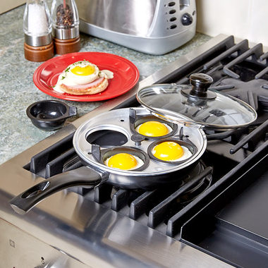 Gifts 4 All - Egg Poacher Pan - poach 4 eggs at once