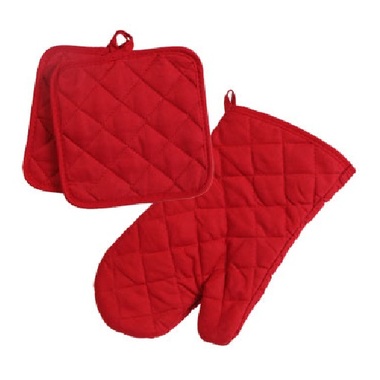Gifts 4 All - 3PC Set Oven Mitt & 2 Pot Holders