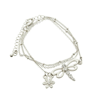 Gifts 4 All - Beautiful Dragonfly Bracelet Silver or Golden