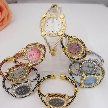 Gifts 4 All - Crystal Watch Bracelet Your choice of color