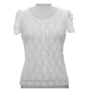 Gifts 4 All Lace Junior Ruched sleeve Top Your Choice of Color and Size