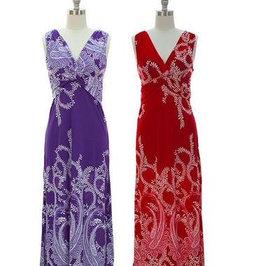 Gifts 4 All - Knot Front Maxi Dress Your choice of Color