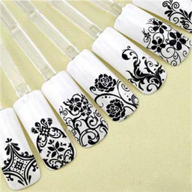Gifts 4 All 12 Nail Stickers Your Choice of color or style