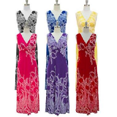 Gifts 4 All - Knot Front Maxi Dress Your choice of Color