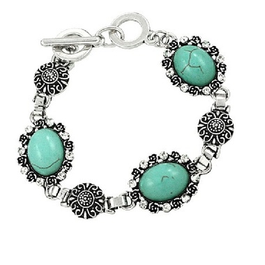 Gifts 4 All - Stone and Crystal Bracelet