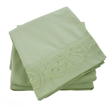 Gifts 4 All - 4pc Embroidered Sheet Set 1800 Series