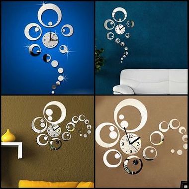 Gifts 4 All - Wall Clock Sticker Circle Design