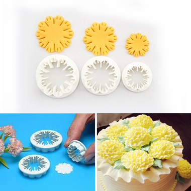 Gifts 4 All, Perfect for decorating cakes, cupcakes, cookie, etc.
Easy to use, clean and safe.
Made of plastic, carnation shaped, durable.