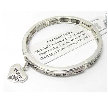 Gifts 4 All - Mother Blessing Bracelet with Heart Charm