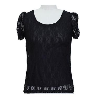 Gifts 4 All - Lace Junior Ruched sleeve Top Your Choice of Color and Size