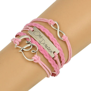 Gifts 4 All - Wrap Bracelet Double heart, Infinity, Hearts