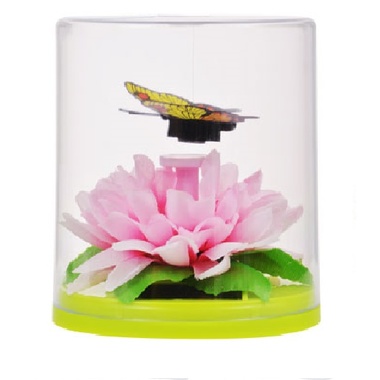 Gifts 4 All - 3¼" Solar Artificial Butterfly Terrarium