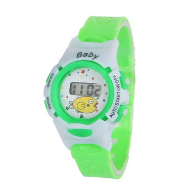 Gifts 4 All, This watch has small characters printed in the dial. Plastic band available in Pink ,Blue ,Orange ,Purple and Green.
LCD Display  Opaque 