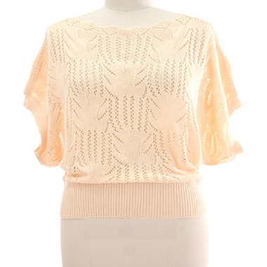 Gifts 4 All - Plus Size Spring Lace Sweater Your Choice of Color
