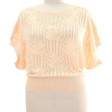 Gifts 4 All - Plus Size Spring Lace Sweater Your Choice of Color