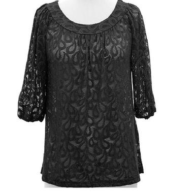 Gifts 4 All - Round Neck Lace Top Your Choice of Color