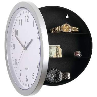 Gifts 4 All - Wall Clock with Secret Safe