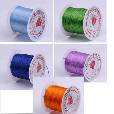 Gifts 4 All, Great for Jewelry making, beading cord
I have these colors:
Black, White, Navy, Red, Orange, Pink, Yellow, Turquoise, Lime Green, Purple and Lavender 