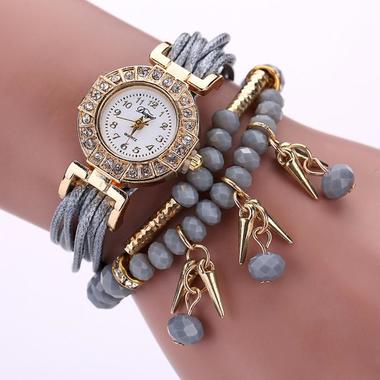 Gifts 4 All, Beautiful watch, beaded on colored cord. Your choice of Color. It has hook clasp.