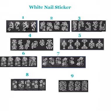 Gifts 4 All 12 Nail Stickers Your Choice of color or style