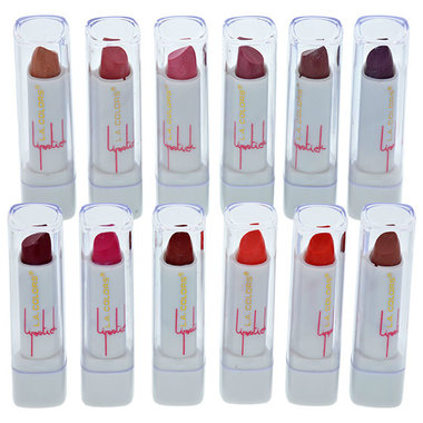 Gifts 4 All, Beautiful Long-lasting, aloe and vitamin E enriched lip color. Choose from 12 beautiful colors: Frozen Berries, Mauve Glaze, Luscious Wine, Pink Frost, Berry Ice, Dusty Rose, Berry Red, Cocoa Shimmer, Lilac Frost, Sorbet, Cherry Red, and Satin shades