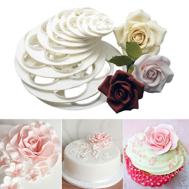 Gifts 4 All - 6PC - Sugar Craft Rose / Flower Making Tool