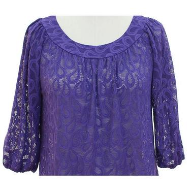 Gifts 4 All - Round Neck Lace Top Your Choice of Color